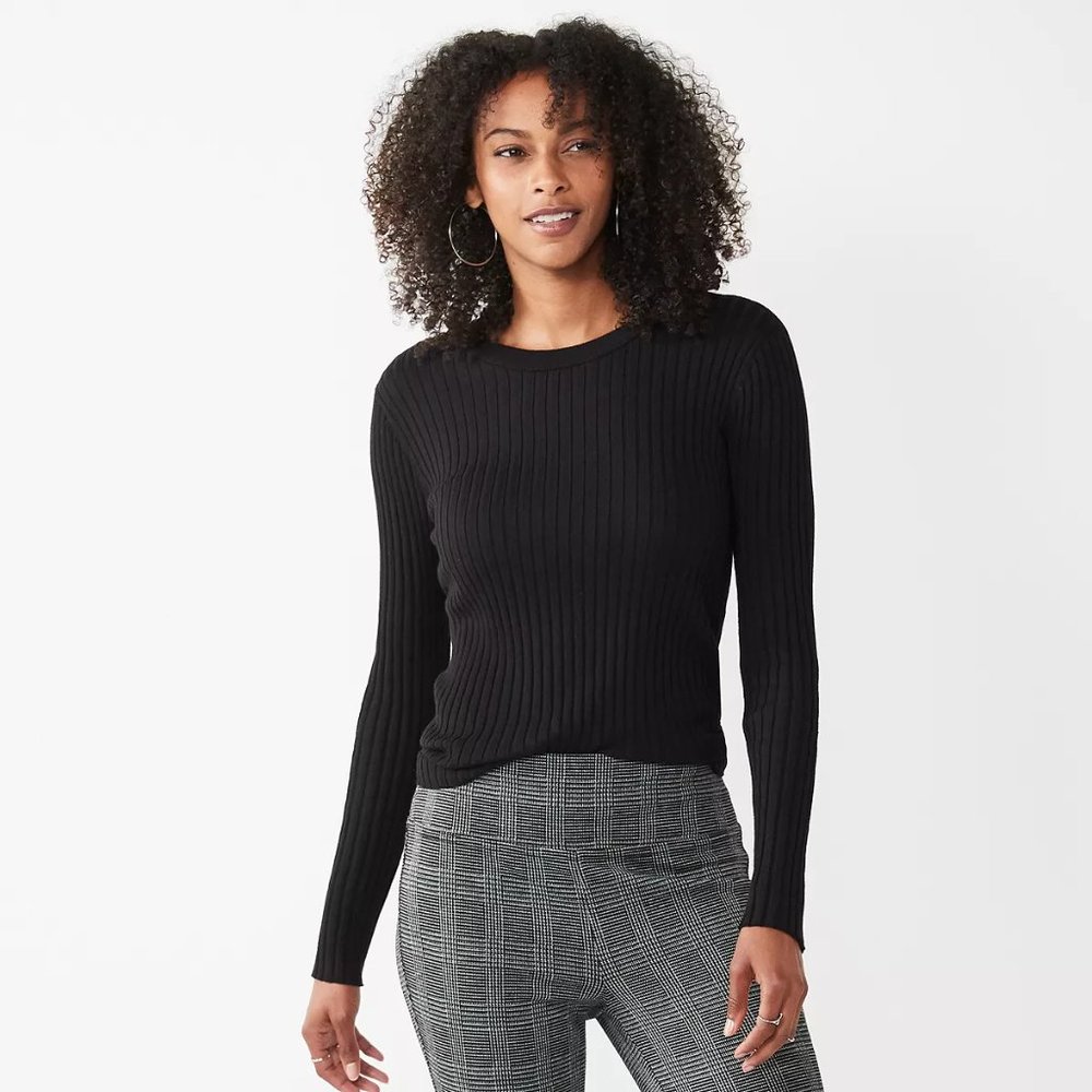 Nine West Ribbed Sweater